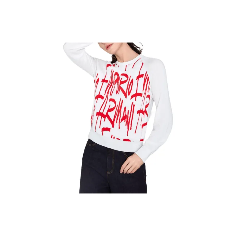 EMPORIO ARMANI Sweatshirts Women's White-3