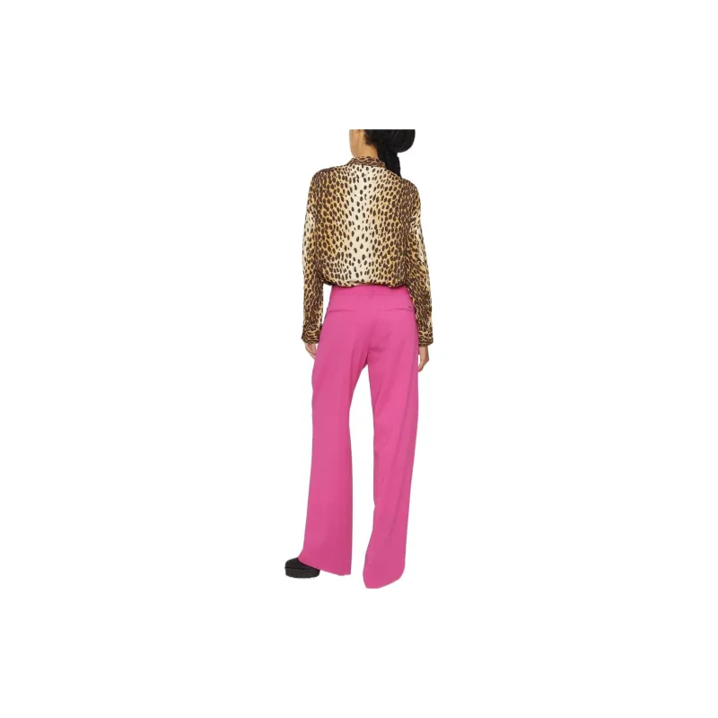 DSQUARED 2 Logo Plaque Wide Leg Trousers-2