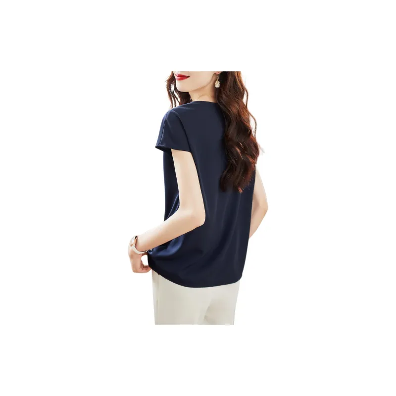 XWI Shirts Women's Navy Blue-1