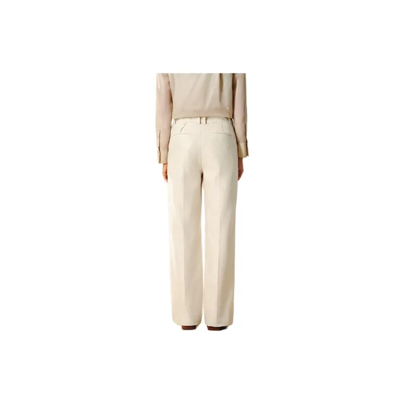 INSUN Suit Trousers Women's Light Khaki-3