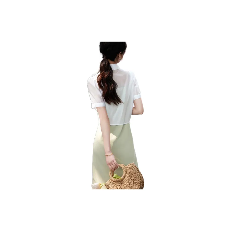 Mo Han Yi Mei Shirt Women's White-1