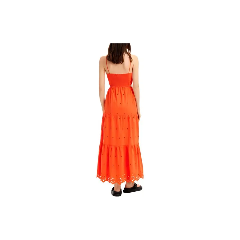 Desigual Slip Dress Women's Orange-2