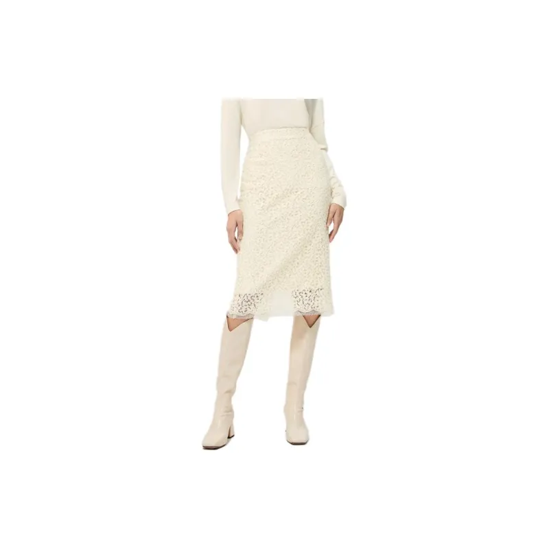 OVV Casual Long Skirts Women's Light Yellow A3-2