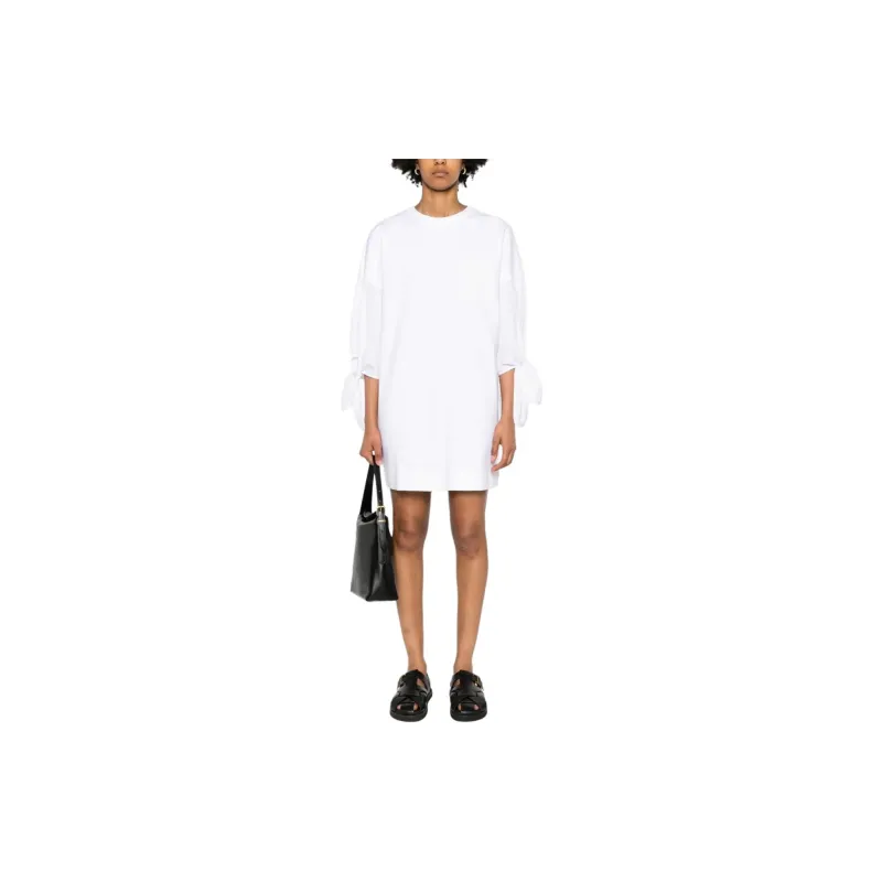 MaxMara Logo Printed Crewneck Dress-1