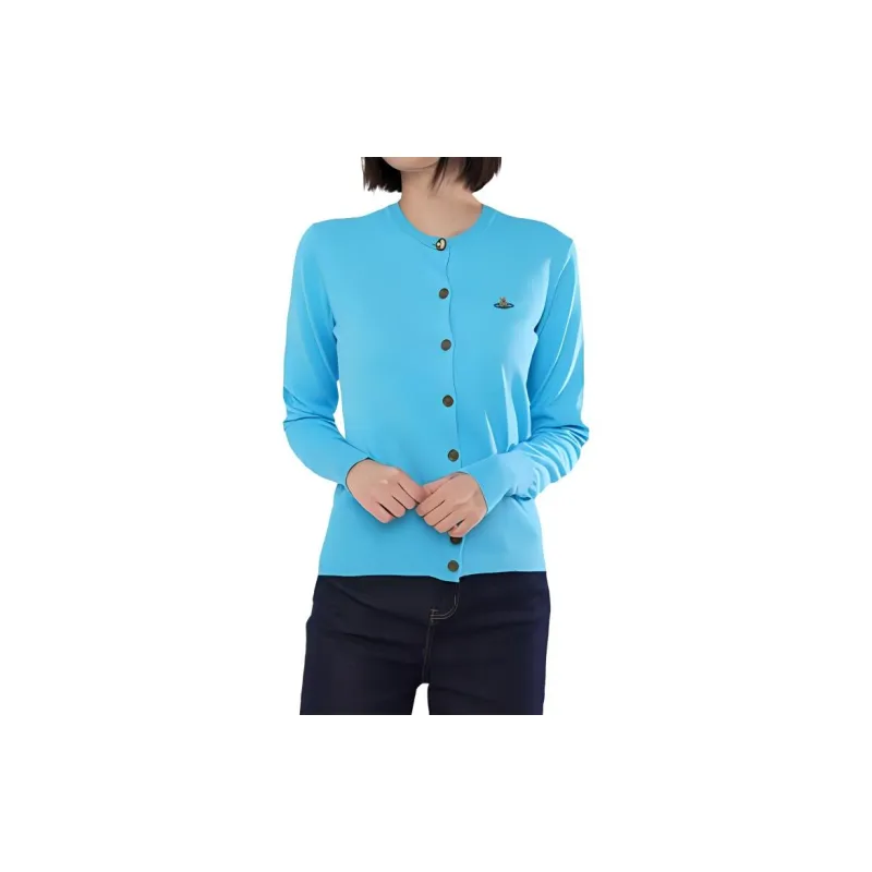 Vivienne Westwood Orb Embroidered Knitted Cardigan-2