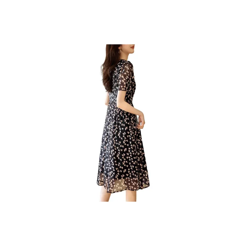 XWI Short Sleeved Dress Women's Black-3