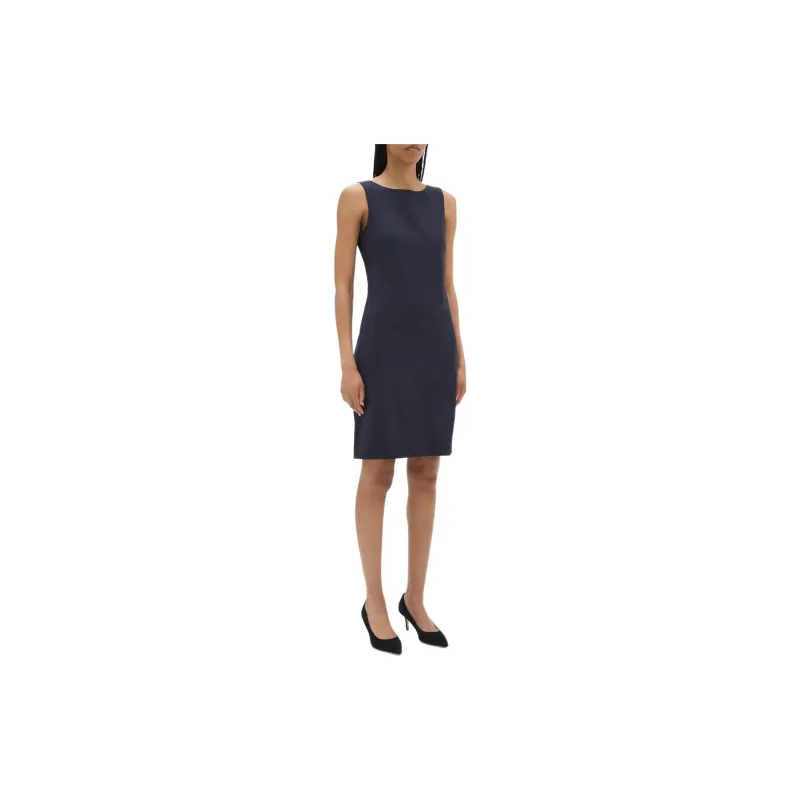 THEORY Sleeveless Dress Women's Marine Blue-2