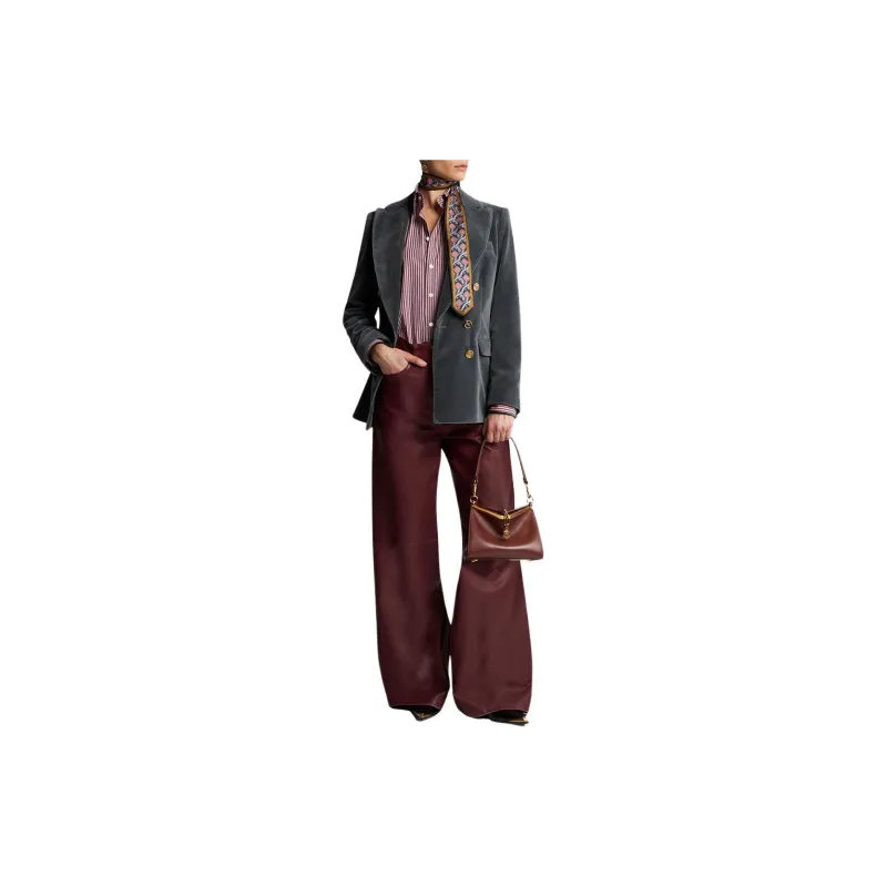ETRO Double Breasted Velvet Blazer-2