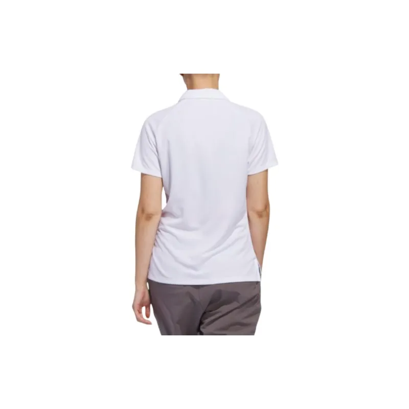 Adidas Women's Ultimate365 Heat.Rdy Polo Shirt White-1