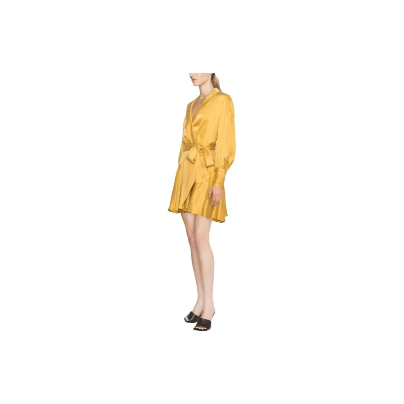Zimmermann Long-Sleeved Dresses Women's Yellow-2