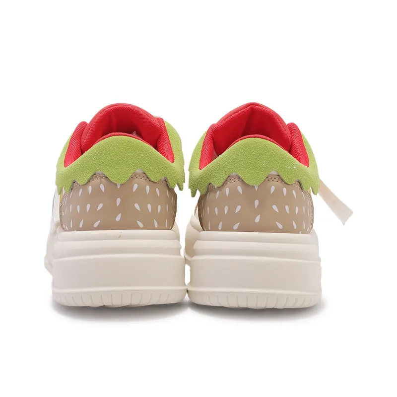 SNXR Low Top Skateboard Shoes Women's Hamburger Color-5