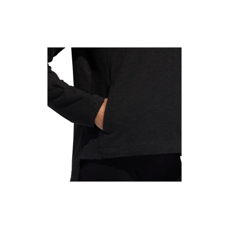 Adidas Cozy Cover Up Sweatshirt Women's Black-6