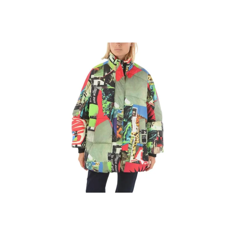 DIESEL Jackets Women's Yellow Green-2