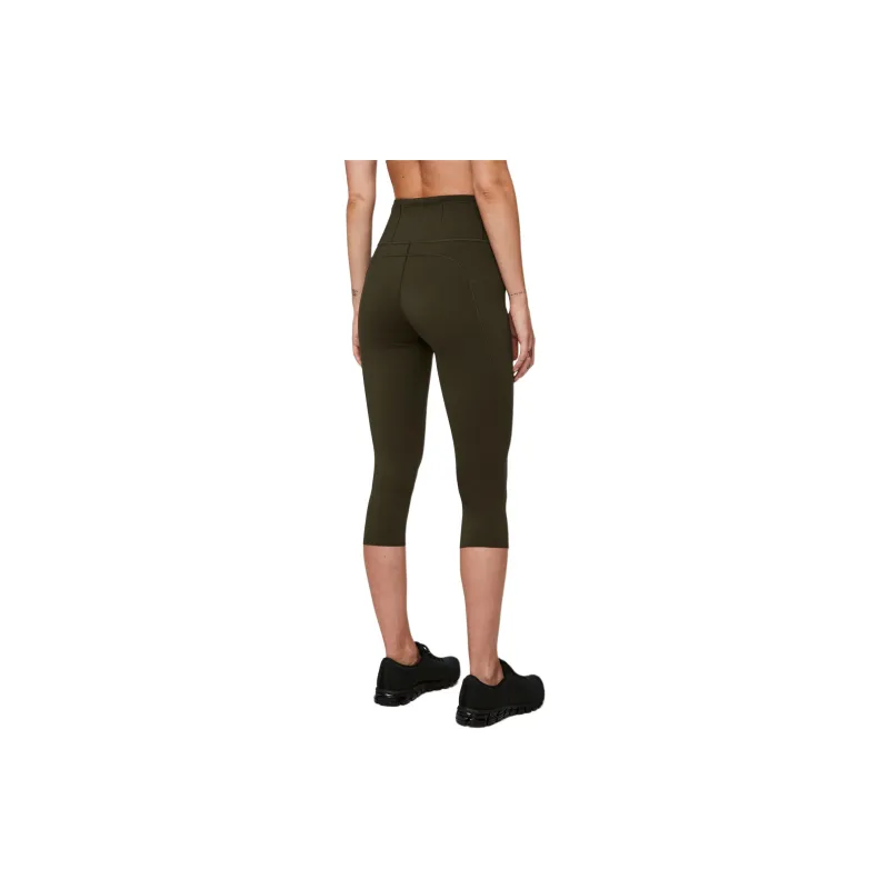 Lululemon Fast And Free Casual Pants Women's Dark Olive Green-4