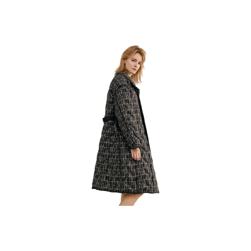 ELLE Down Jackets Women's Black-1