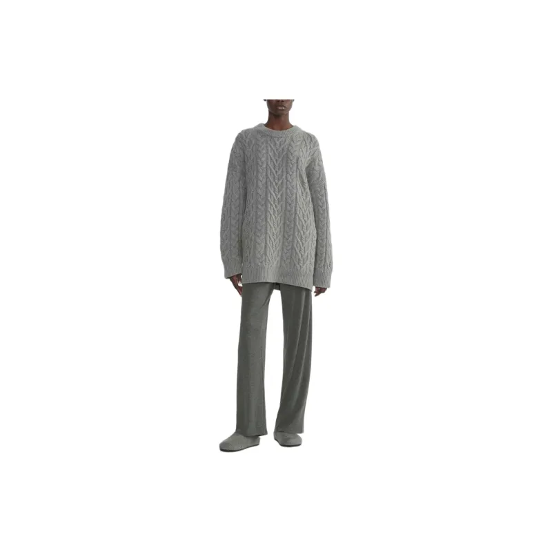ARITZIA FW24 The Group By Babaton Nourish Merino Wool Sweater Sweater Women's Dark Grey/Dark Gray-1