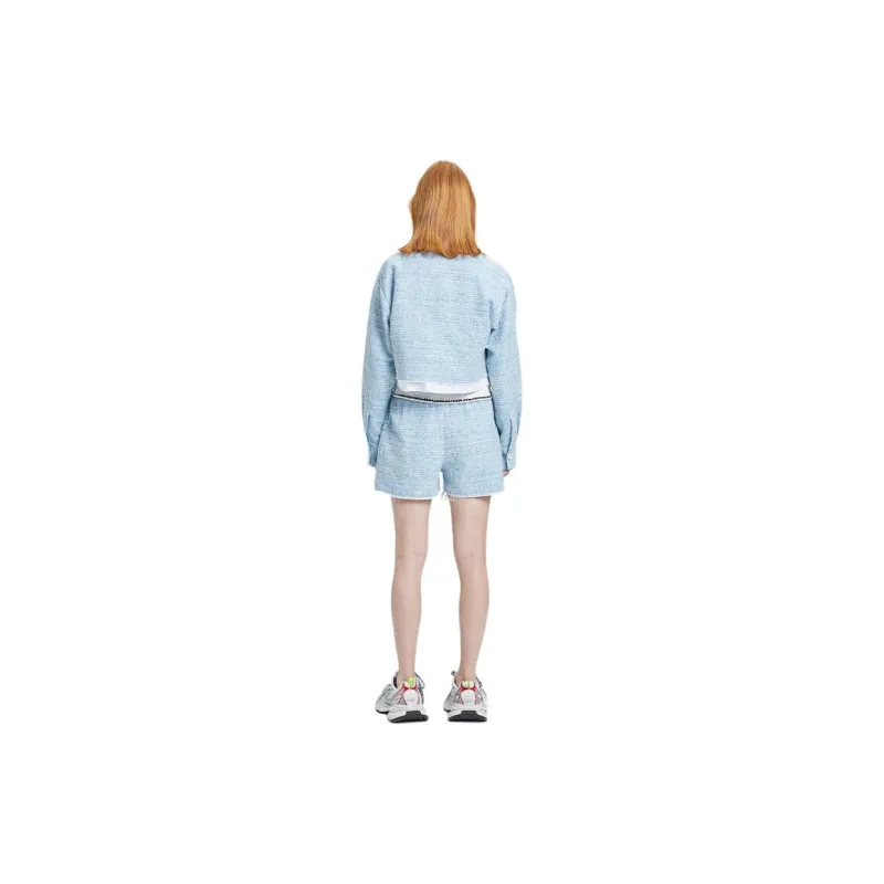 Charlie Luciano Jackets Coats Women's Blue-3