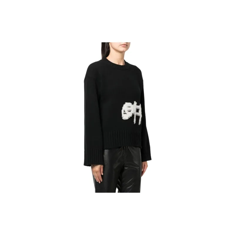 OFF WHITE FW22 Sweater Women's Black-1