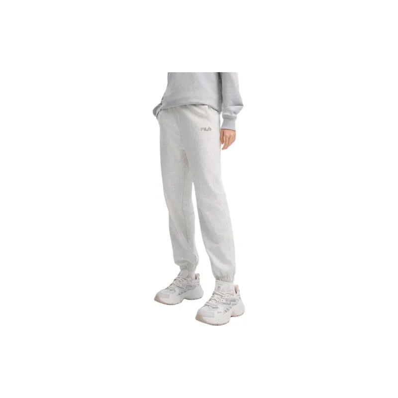 FILA ORIGINALE Casual Pants Women's Moonlit Heather Gray-2