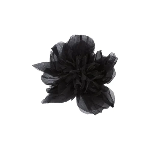 MaxMara Silk Brooches Women's Black