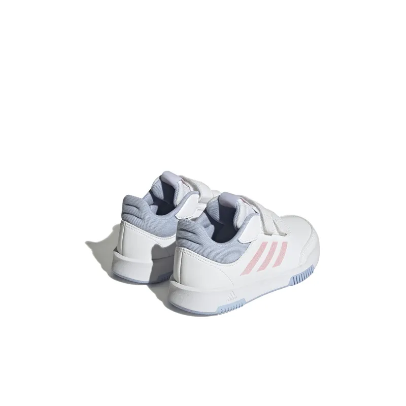 Adidas TENSAUR SPORT Slip Resistant Cushioning Abrasion Resistant Low Top Running Shoes White Pink Blue Kids'-3