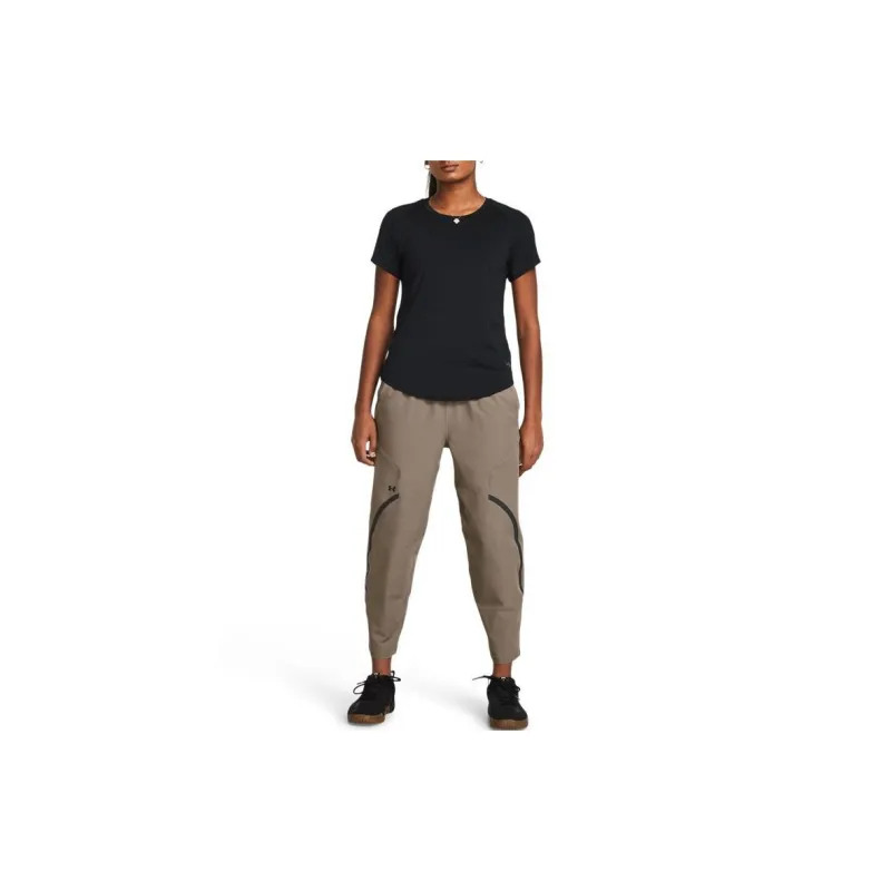 Under Armour Knitted Sports Pants Women's Smoke Dust Gray-4