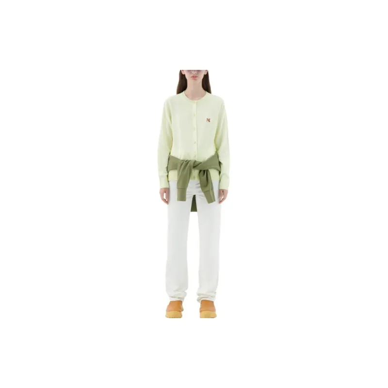 Maison Kitsune Sweaters Women's Yellow-2