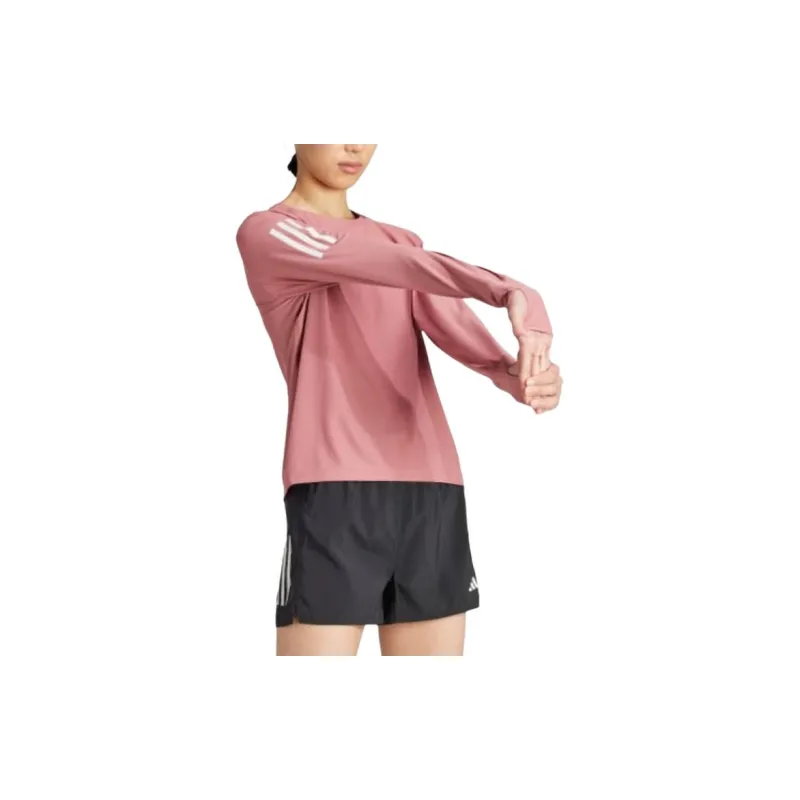 Adidas Free Shipping With AdiClub Own The Run Long Sleeve Tee-2