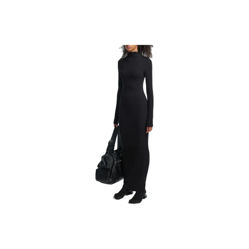 The Kript Long-Sleeved Dresses Women's Black-3