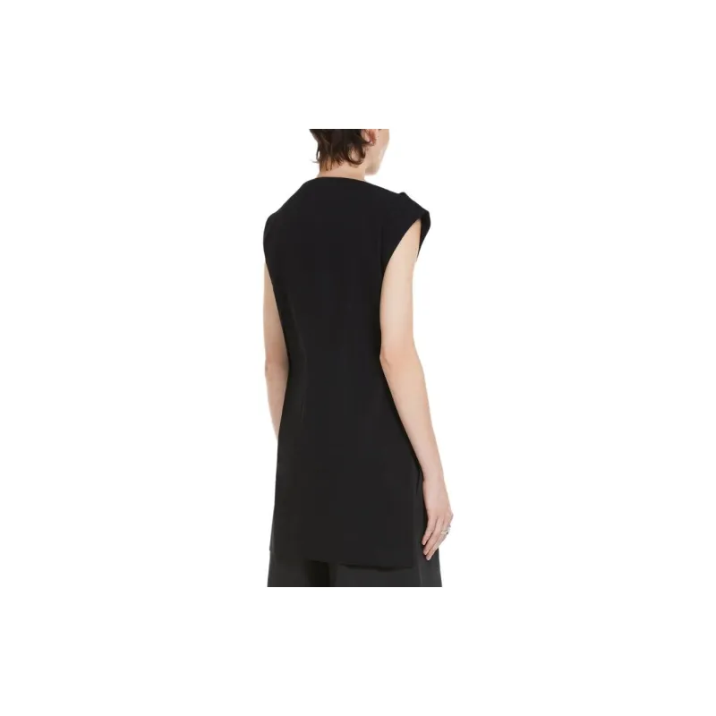 SportMa Marat Sleeveless Waterproof Gabardine Tunic Shirt Women's Black-3