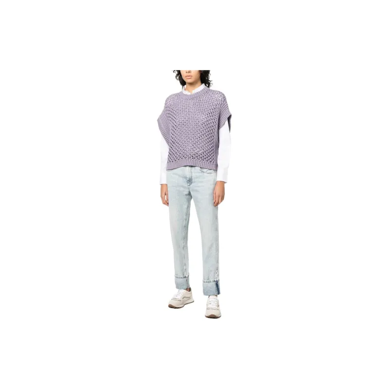 Brunello Cucinelli SS23 Crop Top Women's Purple-1