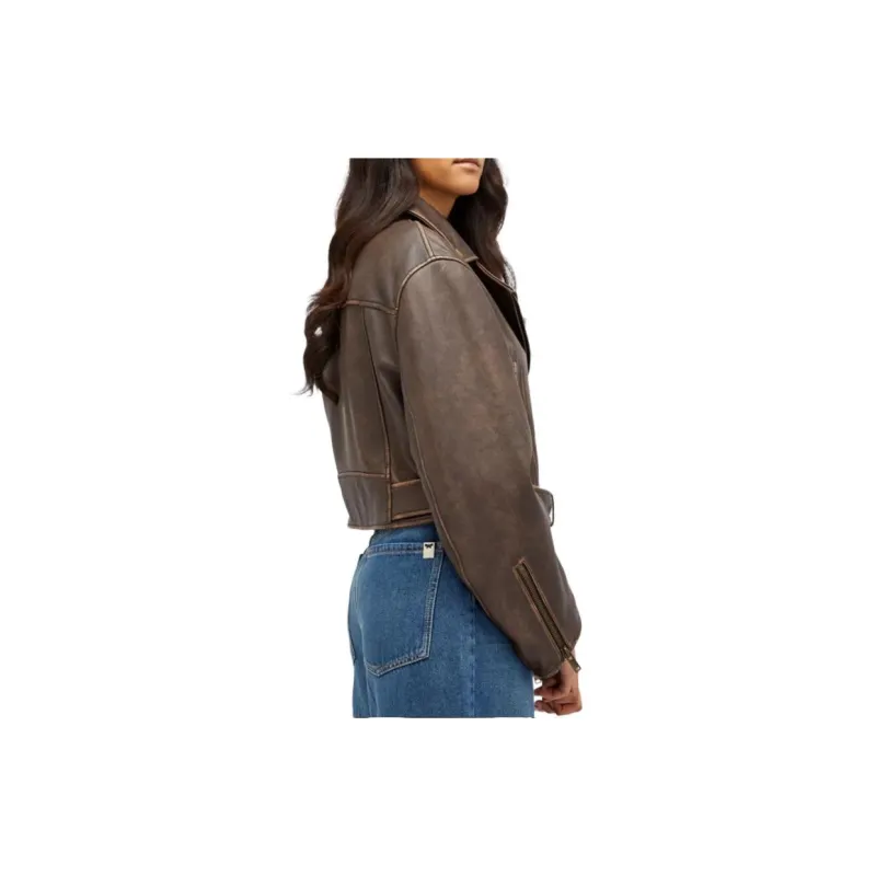 WEEKEND MaxMara Saletta Biker Jacket-5