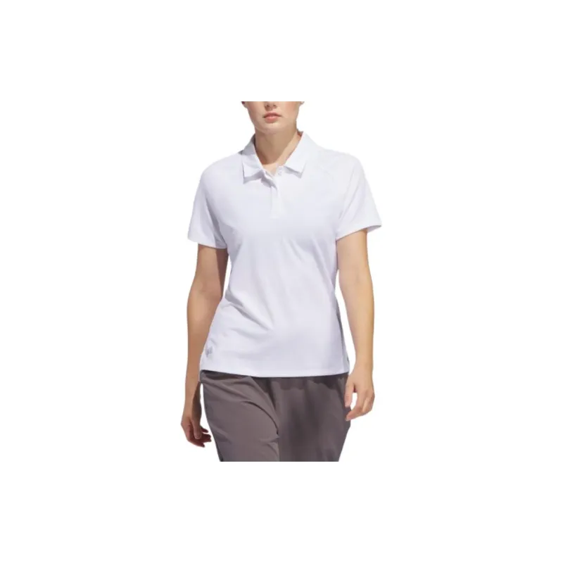 Adidas Women's Ultimate365 Heat.Rdy Polo Shirt White-4