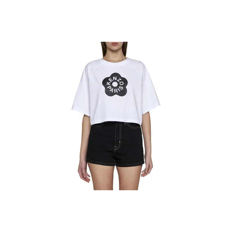 KENZO Logo Printed Crewneck T Shirt-3