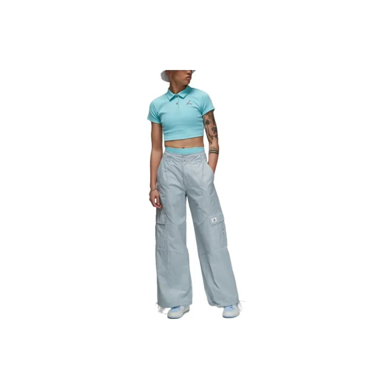 Jordan Crop Tops Women's Light Blue-2
