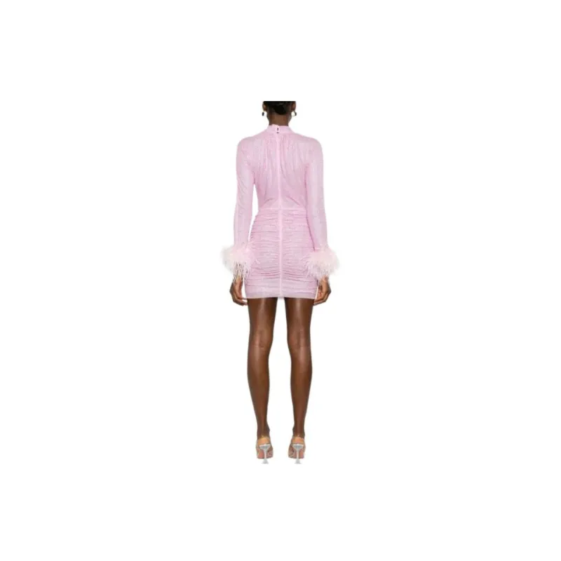 Self portrait Ruch Detailed Embellished Mini Dress-2