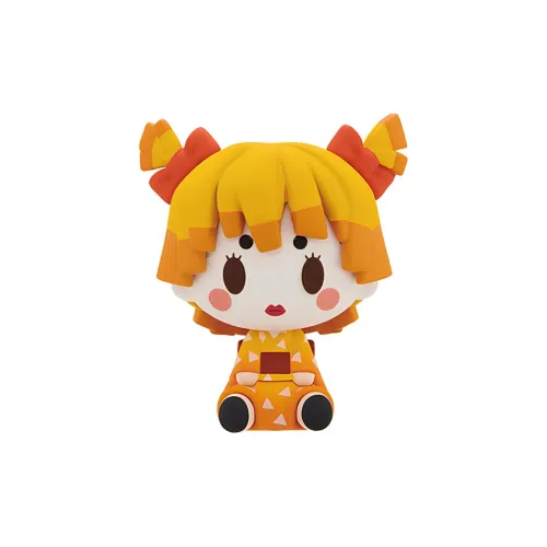BANPRESTO Ichiban Kuji Demon Slayer  Kimetsu No Yaiba Demon Living Town E Award Zenitsu Agatsuma Chibi Figures