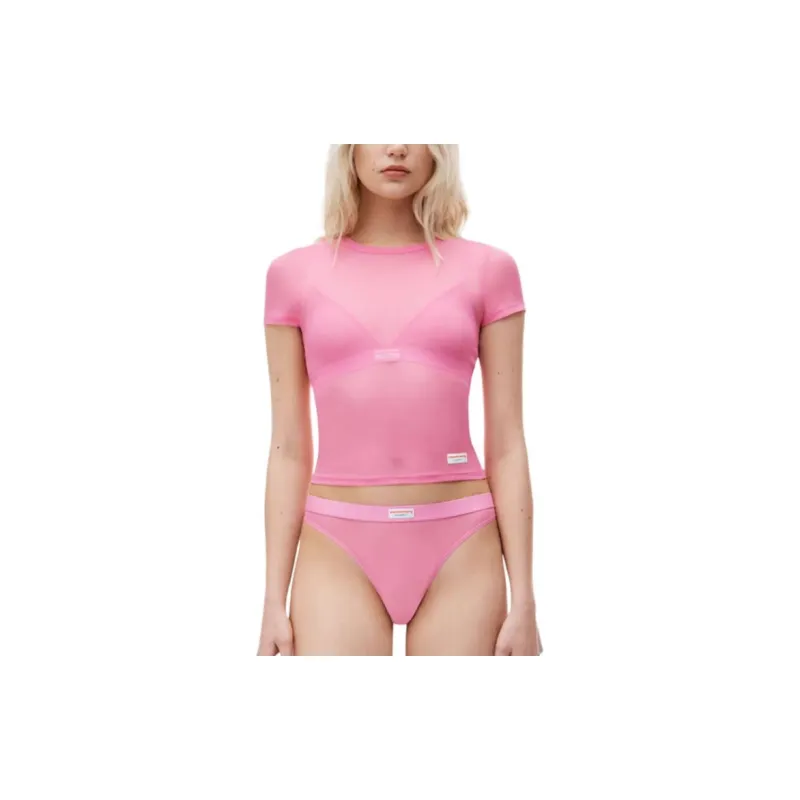 Alexander Wang SS24 Regular T Shirt Women's Bright Pink-1
