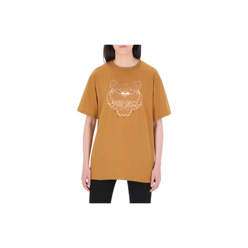KENZO T-Shirts Women's Brown-1