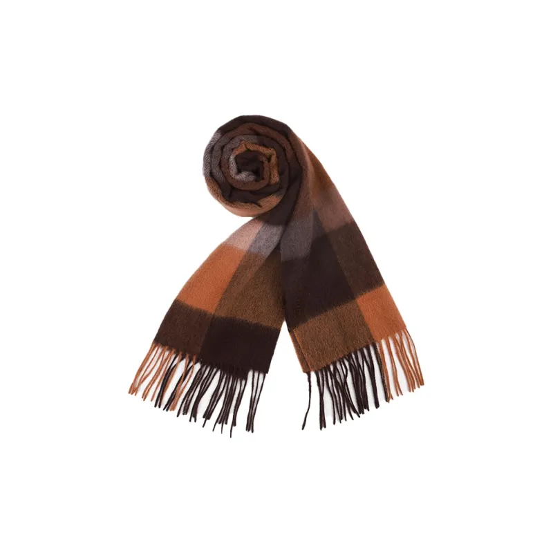 MOERCIAN 100% Wool Knit Scarves Women's-15