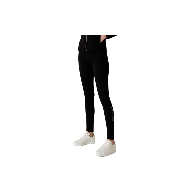 EMPORIO ARMANI Logo print Cotton Leggings-2