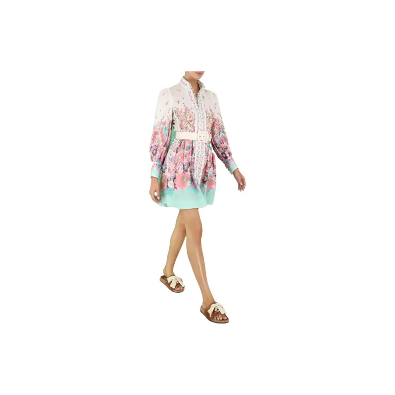 Zimmermann Long-Sleeved Dresses Women's White-2