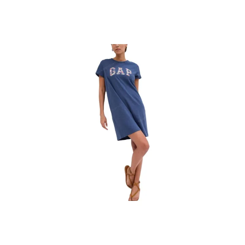GAP Short-Sleeved Dresses Women's Marine Blue-3