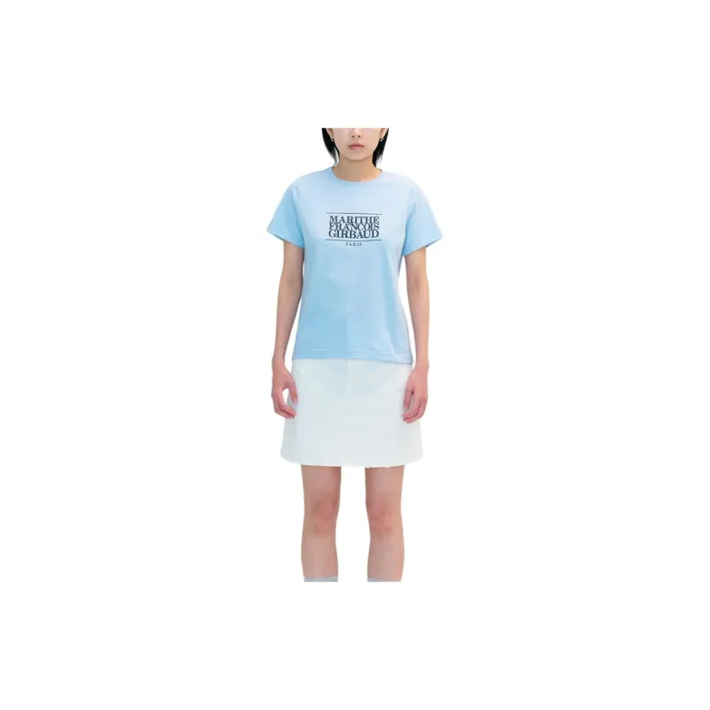 Marithe Francois Girbaud T Shirt Women's Sky Blue-2