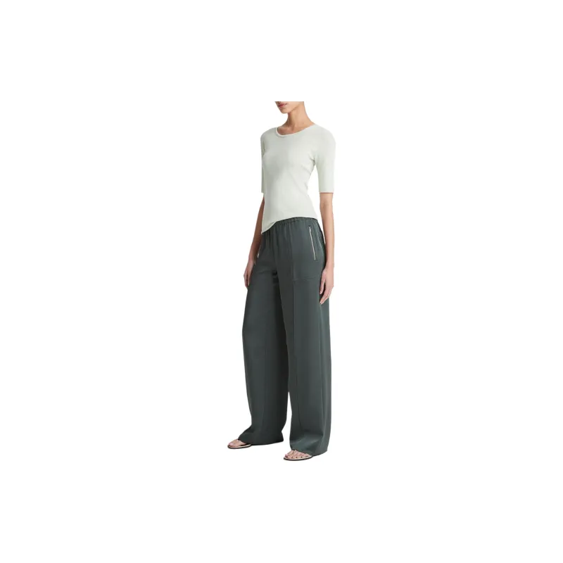 VINCE Casual Pants Women's Light Green-4