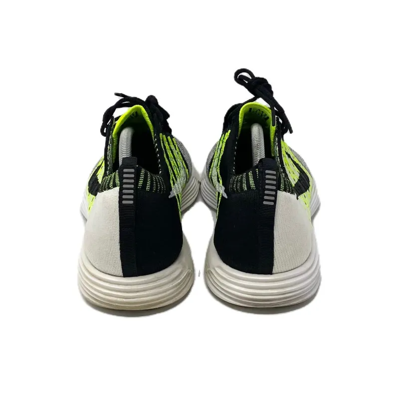 Nike Lunar Flyknit Htm White Black Volt-3