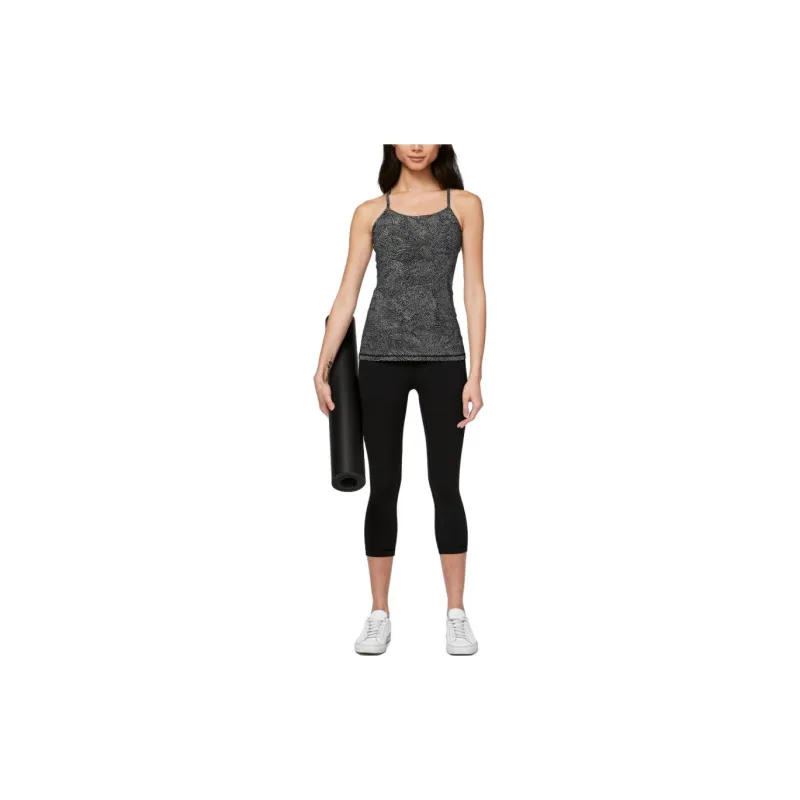Lululemon Sleeveless Sports Shirts Women's Erlbis White Black-2
