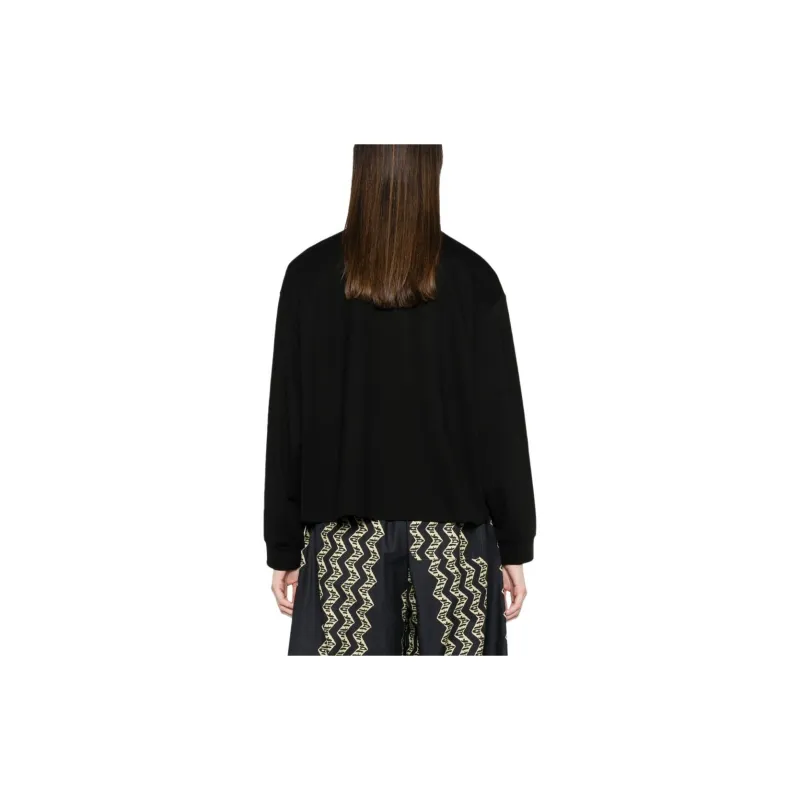 BIMBA Y LOLA Drop Shoulder Sleeve T-Shirt Women's Black-2