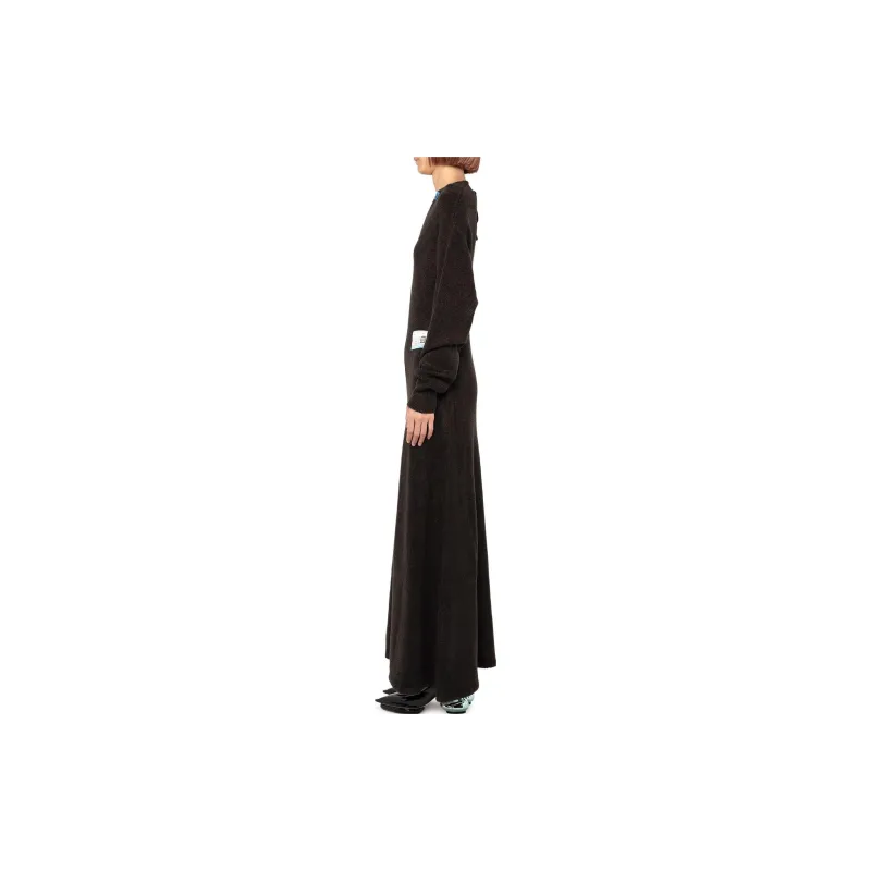 Maison Mihara Yasuhiro Long Sleeved Dresses Women's Black-3
