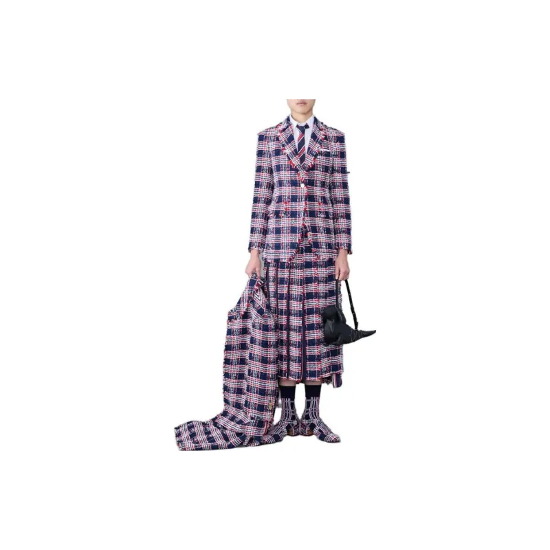 THOM BROWNE Sportcoat Tweed Blazer-1